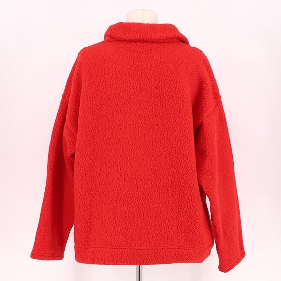 J.CREW Red Polartec Fleece Half-Zip Pullover Jacket Size XXL - Picture 4 of 7